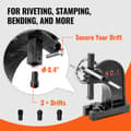Miniatyrbild 3 av 9: Arbor Press 1 Ton Nitpressmaskin med handhjul, robust gjutjärnsenhet för effektiv pressning.