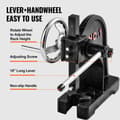 Miniatyrbild 4 av 9: Arbor Press 1 Ton Nitpressmaskin med handhjul, robust gjutjärnsenhet för effektiv pressning.