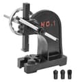 Miniatyrbild 1 av 9: Arbor Press 1 Ton Nitpressmaskin med handhjul, robust gjutjärnsenhet för effektiv pressning.