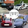 Miniatyrbillede 7 af 9: 90-graders universal Lambo-dørhængselsæt til Toyota og Subaru - justerbart dørdesign til forbedret stil.