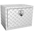 Miniatyrbillede 1 af 9: Undervognskasse, 24"×14"×16", robust aluminium diamantplade værktøjskasse med lås, vandtæt traileropbevaring til lastbil og varevogn.
