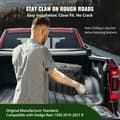 Miniatyrbild 6 av 9: Låsbart truckbäddsförvaringslåda, vattentät ABS, 6,6 Gal/20 L, lösenordshänglås, Dodge Ram 1500 2019-2021, svart.