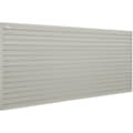 Miniatyrbillede 9 af 9: Slatwall-paneler i grå til garagevæg, 12"H x 48"L. Sæt med 8 paneler til tungt brug - ideel til opbevaring og display.