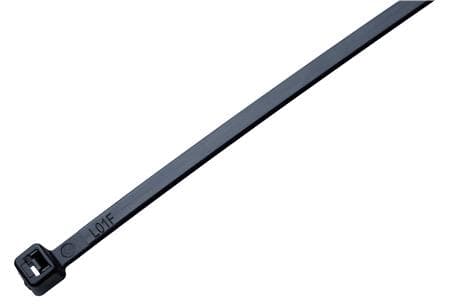 Kabelband 4,8X300 svart UV-beständigt, max Ø-diameter 81,0mm, temperatur -40°C till +85°C, draghållfasthet 230N, polyamid (PA) - (100 st)