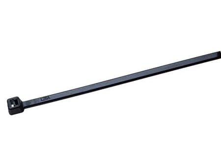 Kabelbinder 2,5X100 sort UV-bestandig Pak,Max Ø diameter 20,5mm,temperatur -40°C til +85°C,trækstyrke80N,Polyamid(PA) KRT: 40000 - (1000 stk.)
