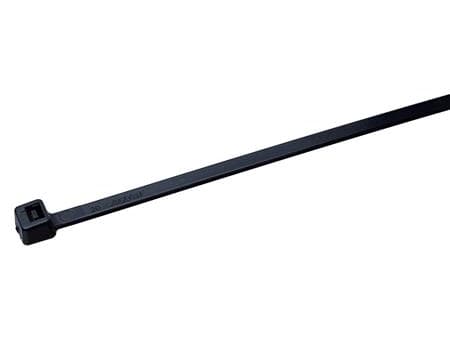 Kabelbinder 3,6X150 sort UV-bestandig, Max Ø diameter 36,0mm, temperatur -40°C til +85°C, trækstyrke 180N, Polyamid (PA) KRT: 15000 - (100 stk.)