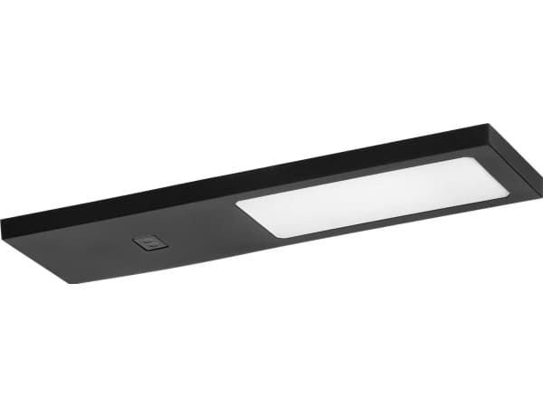 Orno PLANA LED underskåpsmöbel 4W, 240lm, 4000K, med beröringsfri strömbrytare, svart