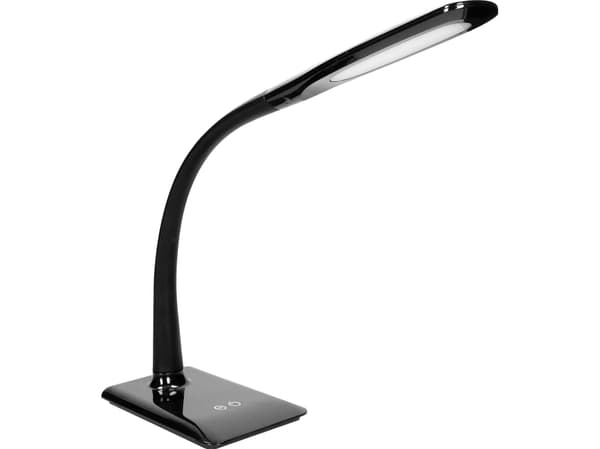 Orno ERIE LED DIM 7W skrivebordslampe, skrivebordslampe, 400lm, svart, dimbar og fargetemperaturendrende funksjon 3000K-4000K-6000K