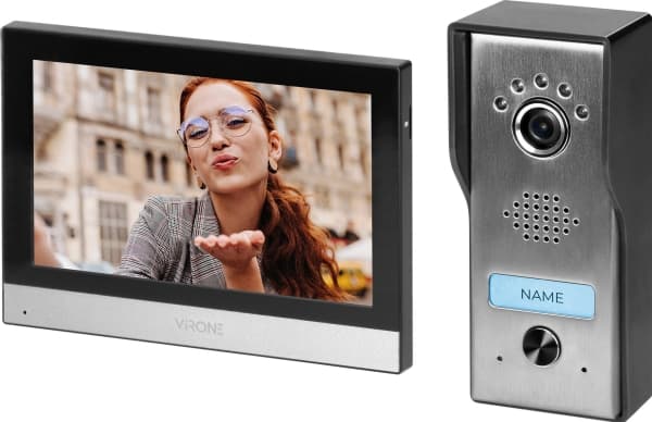 Orno ACERO Single Family Video Intercom Kit 4 Wire 7 Tommers berøringsskjerm Full HD
