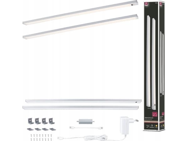 Paulmann Inline LED-nedbygningslampe-basissæt 6 W Varmhvid Krom (mat)