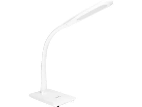 Skrivbordslampa Orno ERIE LED DIM 7W, skrivbordslampa, 400lm, vit, dimbar funktion och ändring av färgtemperatur 3000K-4000K-6000K