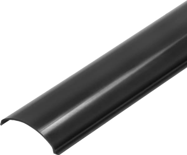 Orno Deksel for hjørneprofiler fra AD-LP-6502 serien, 2m, sort polykarbonat, i sett med 50 stk.