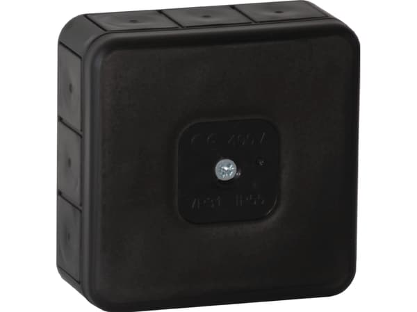 Orno n/t PRO -rasia, IP55, 400V, 12 kumitiivistettä, 85x85x37mm, musta, 60 kpl.