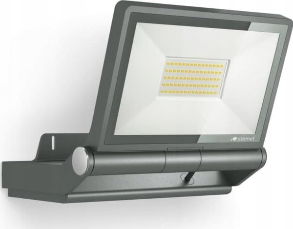 STEINEL XLED Pro One Max, Väggbelysning för utomhusbruk, Silver, Plast, IP44, Entré, Garage, Trädgård, Trädgårdsgång, II