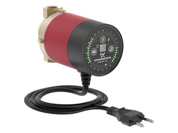 Grundfos COMFORT 15-14 B TDT - Cirkulationspump 80 mm för tappvarmvatten