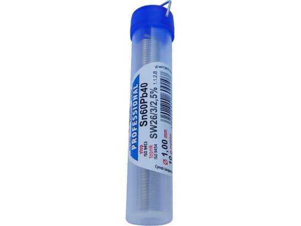 Premium Lux tennflaska 1mm 10g lodbindemedel (Sn60Pb40)