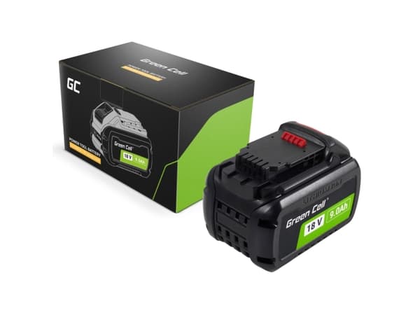 Green Cell PTDW18V9, Svart, Litium-Ion (Li-Ion), 9 Ah, 54 V, 84 mm, 138 mm