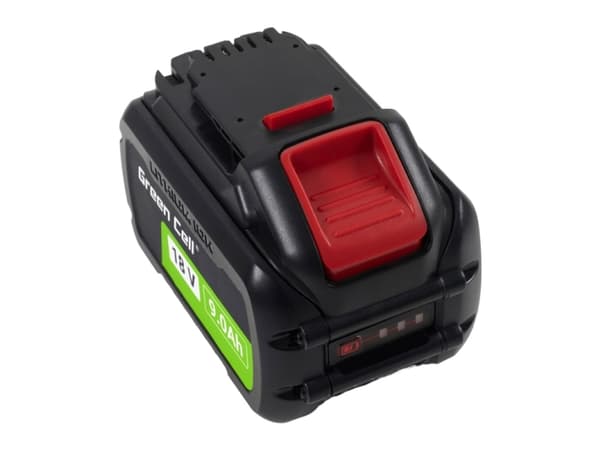 Green Cell PTDW18V9, Svart, Litium-Ion (Li-Ion), 9 Ah, 54 V, 84 mm, 138 mm