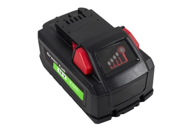 Green Cell PTML18V8, Svart, Röd, Litium-Ion (Li-Ion), 8 Ah, 144 wh, 18 V, 84 mm