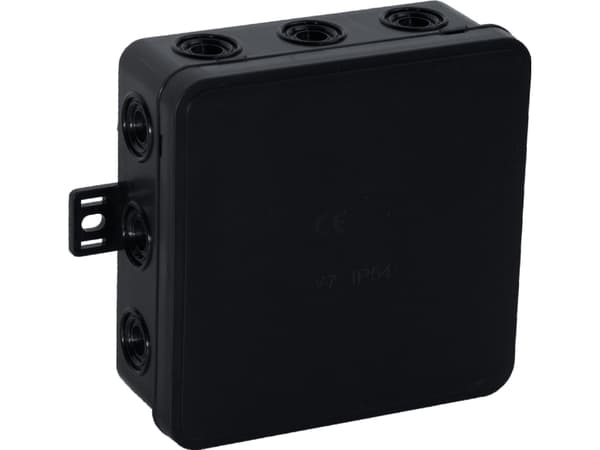 Orno Box utan CLICK, IP54, 12 rör, 100x100x41mm, svart, 32 st.