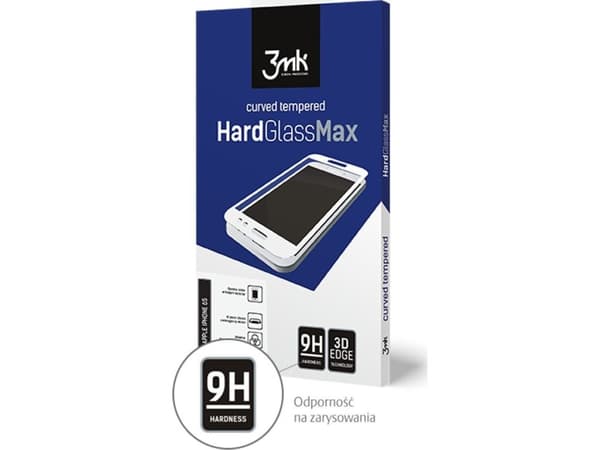 TelForceOne 3mk Hard Glass Max Samsung S8 Plus Czarny Curver Tempered Ttt