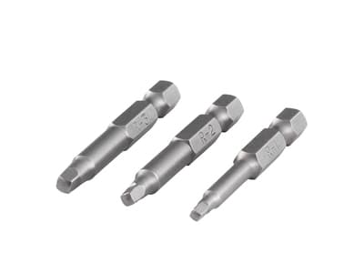 wolfcraft GmbH 4006885126602, 3 stykker, 50 mm, 25,4 / 4 mm (1 / 4"), Sekskantet