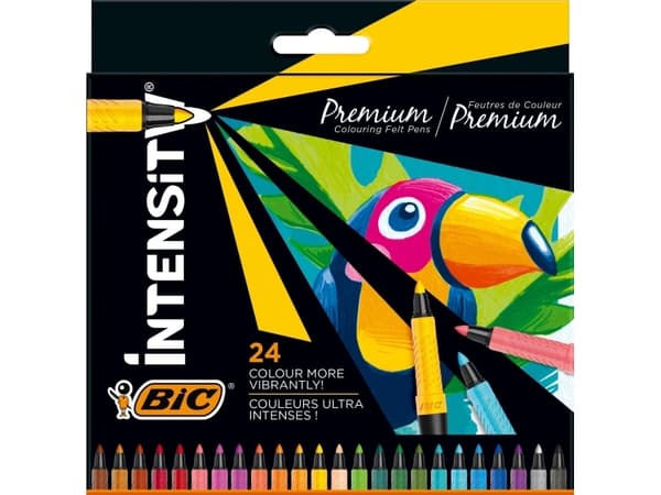 BIC 977892, 24 styck, Multifärg, Fin spets, Multifärg, 0,73 mm, 26 mm
