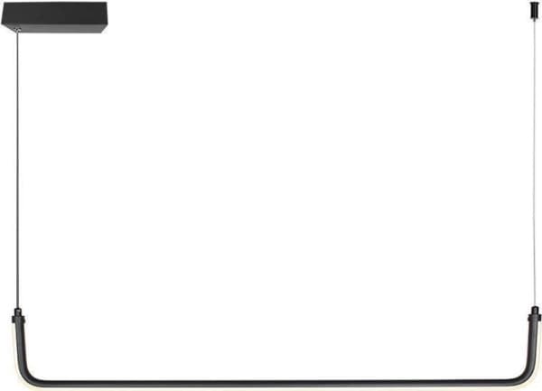 V-TAC hengelampe V-TAC nedpendlet armatur 12W LED Sort VT-7769 4000K 1200lm