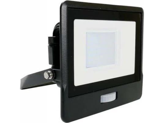 V-TAC Floodlight V-TAC LED-projektor 30W SAMSUNG CHIP Bevegelsessensor Svart MED KOBLING VT-138S 3000K 2340lm 5 års garanti