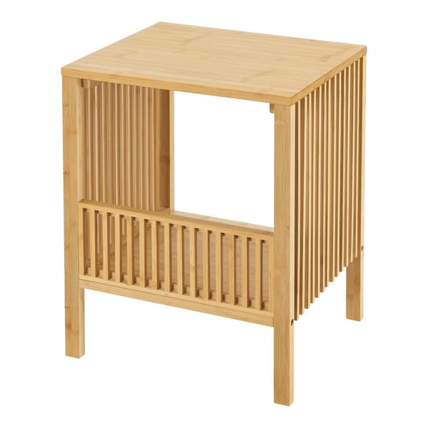 Sängbord Varde 50x38,5x33 cm bambu [en.casa]
