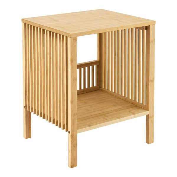 Sängbord Varde 50x38,5x33 cm bambu [en.casa]