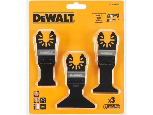 DeWALT DT20760-QZ, Gipsskivor, Plast, Trä, Svart, 3 styck