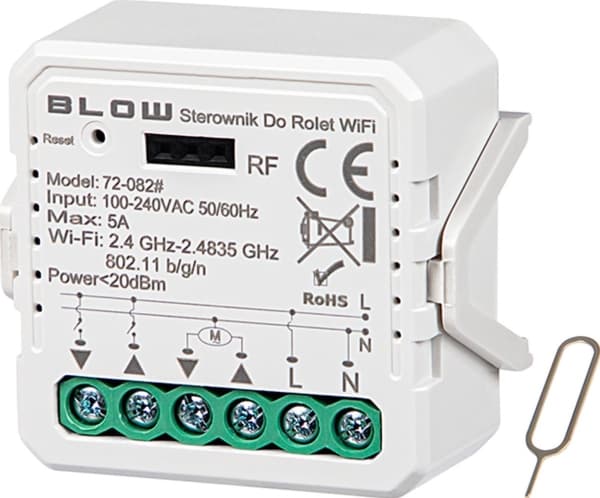Blow 72-082# wifi tuya intelligent rulljalusi controller