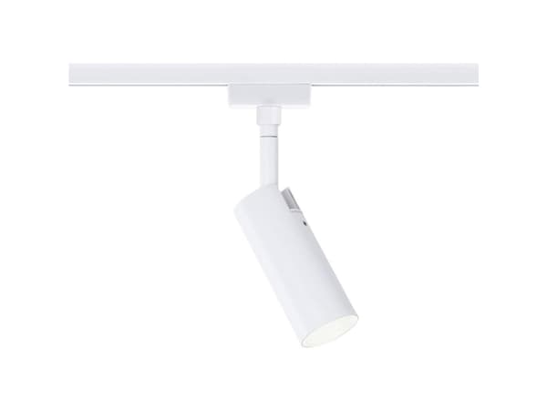 Paulmann Sporlyskaster URail TUBO LED 3-TRINN DIM 4W 150lm 3000K 230V hvit RAL9003 / metall