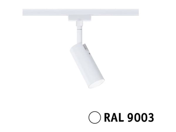 Paulmann Tubo Högspänningsskensystem lampa URail 4 W LED (RGB) Signal Vit