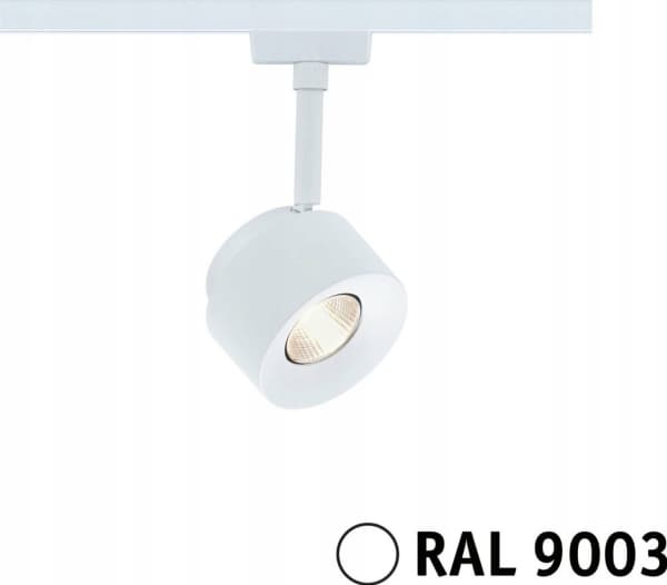 Paulmann Circle Højvolt-skinnesystem-lampe URail 7.4 W Signalhvid