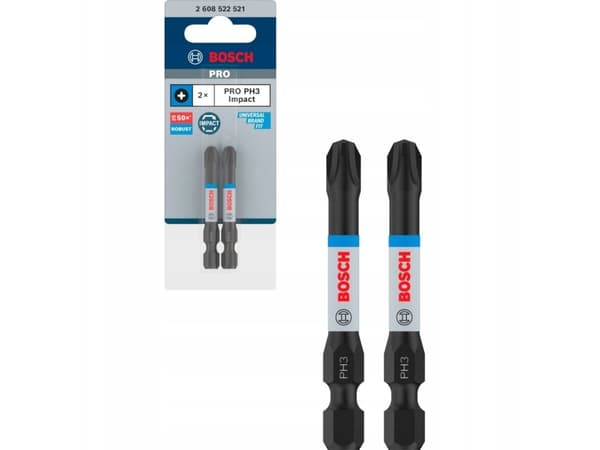 Bosch Accessories 2608522521 2608522521 Krydskærv-bit PH 3 2 stk
