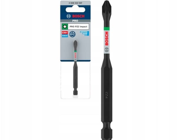 Bosch-tarvikkeet 2608522547 2608522547 PZ 2 Phillips-ruuvimeisselin kärki 1 kpl