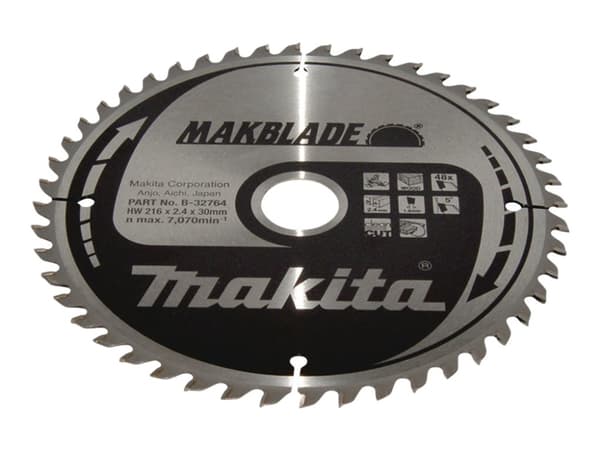 Makita MAKBLADE - Cirkelsågblad - för trä - 216 mm - 48 tänder