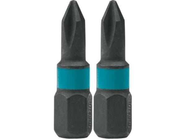 Makita Impact Black - Impact screwdriver bit - 2 delar - phillips - PH1 - hexagonalt - längd: 25 mm