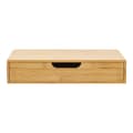 Miniatyrbild 6 av 8: Vägghylla Bokn set om 2 bambu 40x24x8 cm [en.casa]
