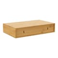 Miniatyrbild 7 av 8: Vägghylla Bokn set om 2 bambu 40x24x8 cm [en.casa]