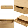 Miniatyrbild 8 av 8: Vägghylla Bokn set om 2 bambu 40x24x8 cm [en.casa]