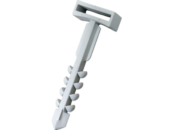 N &amp; L Pluggstift K40mm Insticksfäste 513ST För pluggmontage i murverk, halogenfritt , Med pluggstift, UV-stabiliserad 75 st