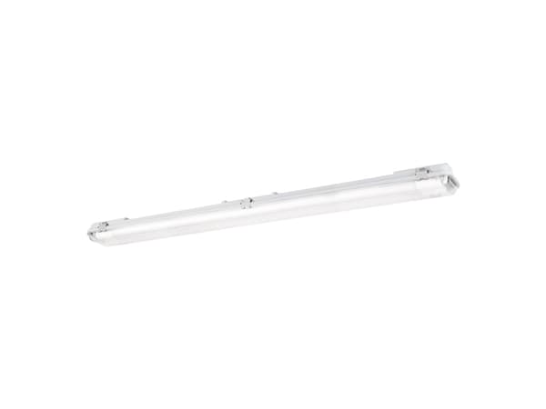 EGLO ECO TUBE-E ARMATUR L1285 2X18W IP65 GRÅ/TRANSP.