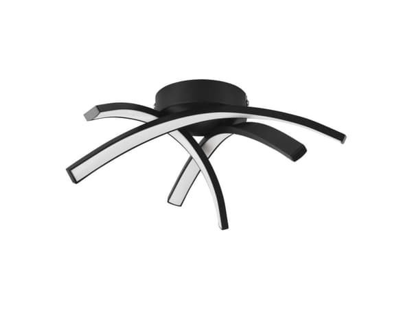 EGLO DESTRO-E LOFT 1600LM 4000K SORT/HVID