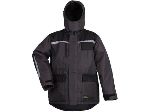 Kurtka męska Apple JACKET LONG ARCTIC GREY/BLACK WJ-8924 XL