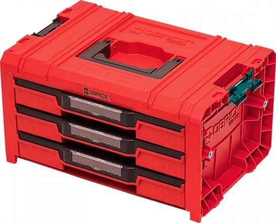 Qbrick System PRO Drawer 3 Toolbox 2.0 Expert RED Ultra HD Custom - 1 pc. per carton