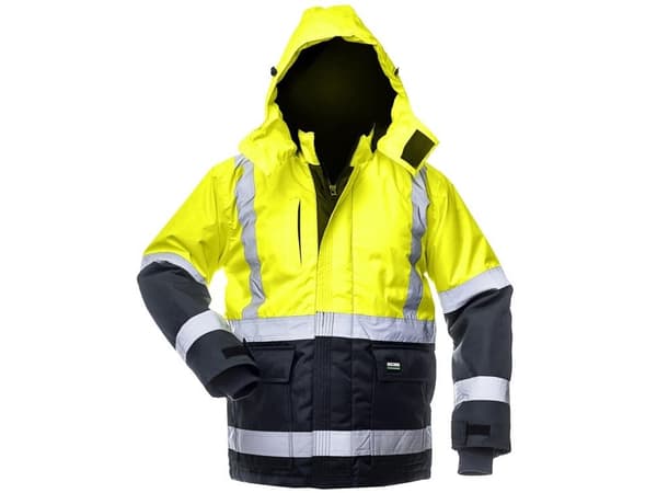 Kurtka męska CIRIUS JACKET CANVAS HI-VIS WJ-8946 YEL/BLU 3XL