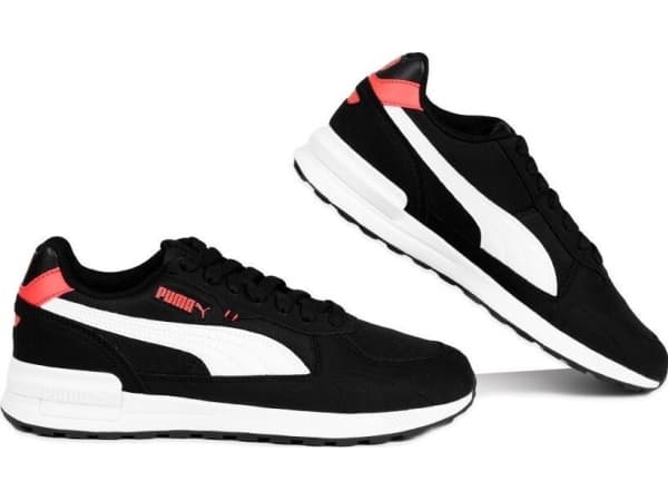 Puma Puma Graviton Jr barnesko svart og hvit 381987 11 38.5